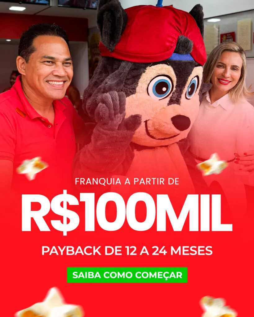 Franquia a partir de R$100 mil