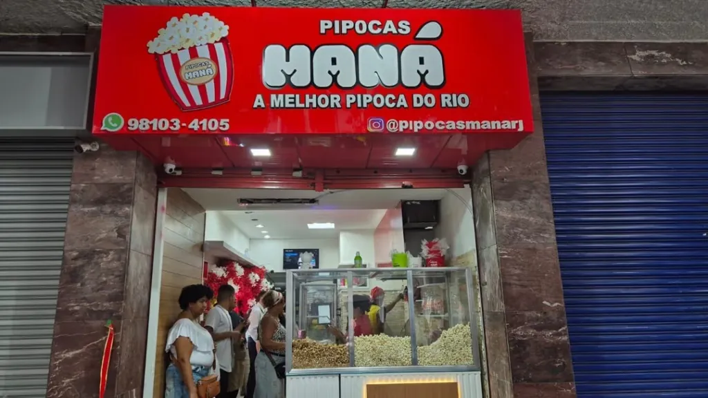 As Pipocas Maná são conhecidas pelo tamanho e sabores