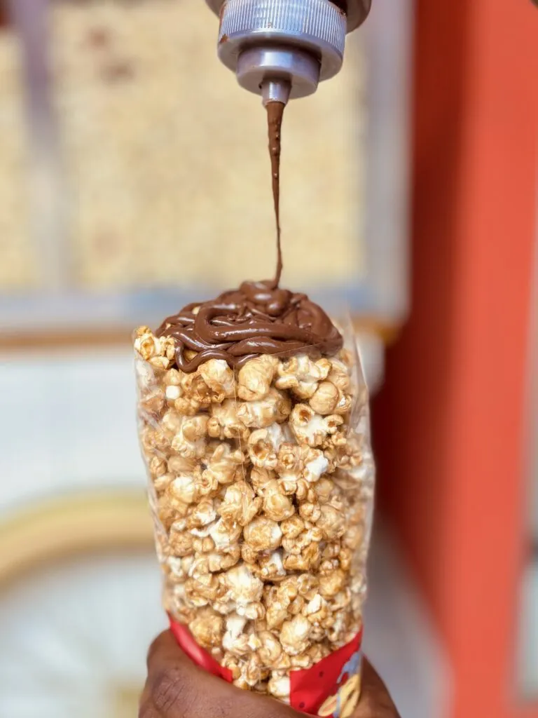 Pipoca de Nutella